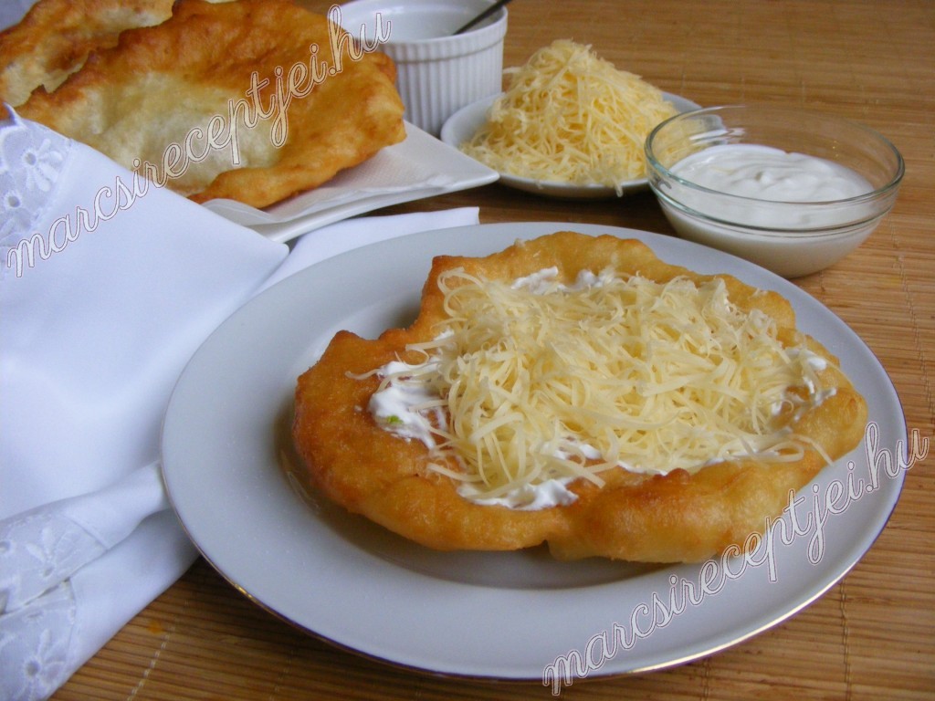 Burgonyás lángos