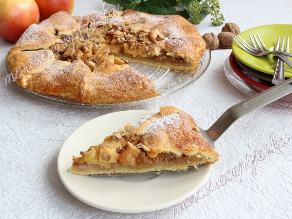 Rusztikus almás pite 3