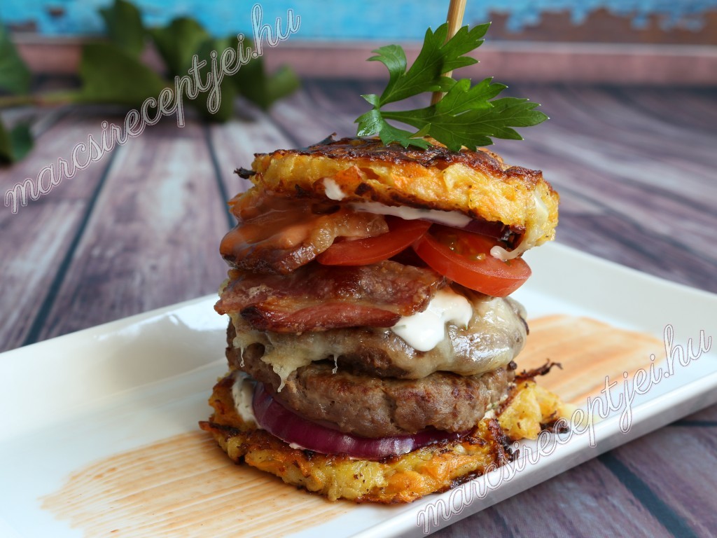 Zöldséges röszti burger 1