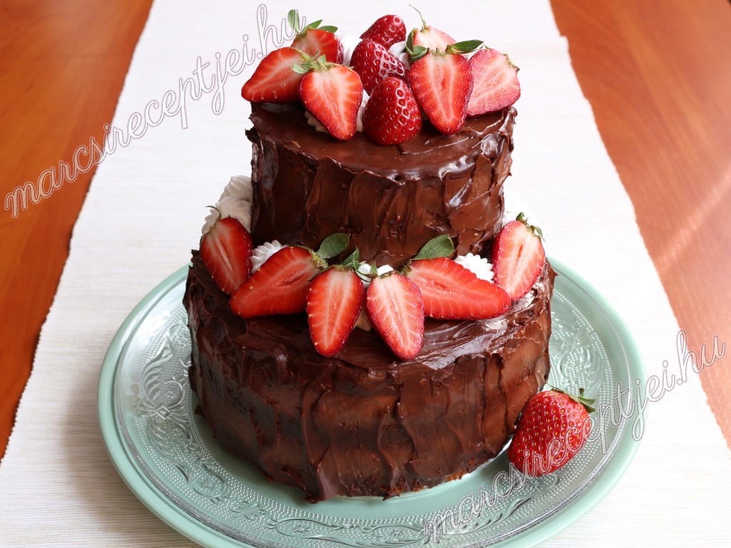 Túrókrémes csokoládétorta 3