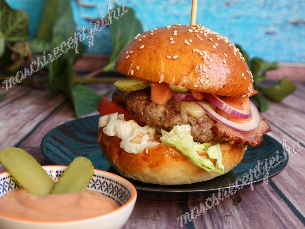 Tarjás házi burger 2