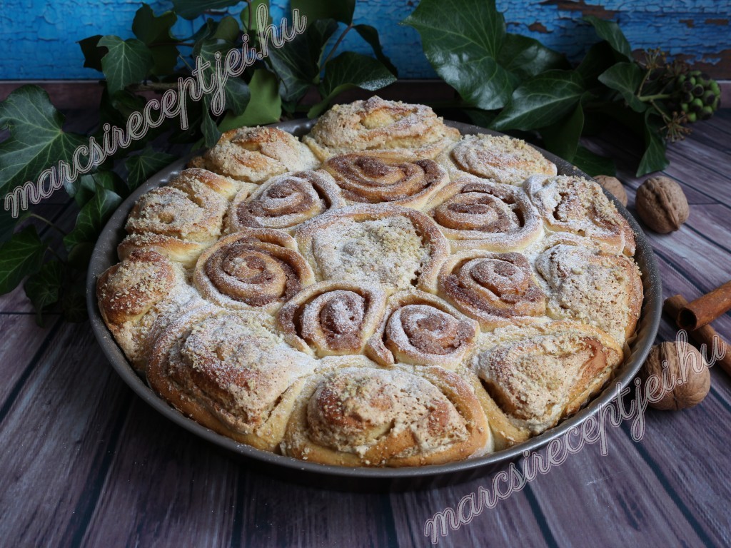 Dióhabos és fahéjas csiga 1