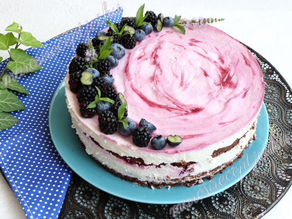 Szedres joghurtos túrókrémtorta