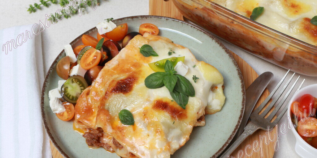 Feta sajtos lasagne bolognese1